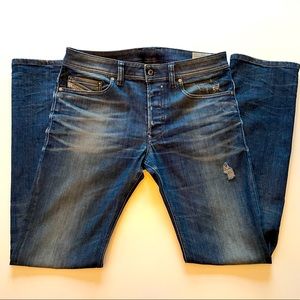 Diesel Safado 0838D Stretch Regular Slim-Straight fit 32 x 32 denim jeans